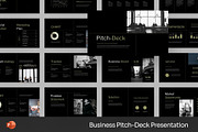 Business Pitch-Deck Powerpoint, a Presentation Template by Fit-tee (Thumbnail 1 of 2)