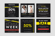 Fashion Black Friday Sale Instagram, a Social Media Template by artbart (Thumbnail 3 of 6)