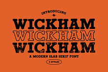 WICKHAM - Handmade Slab Serif Font