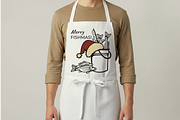 Merry Fishmas SVG Christmas Fishing, an Object Graphic by TanchaArt (Thumbnail 3 of 5)