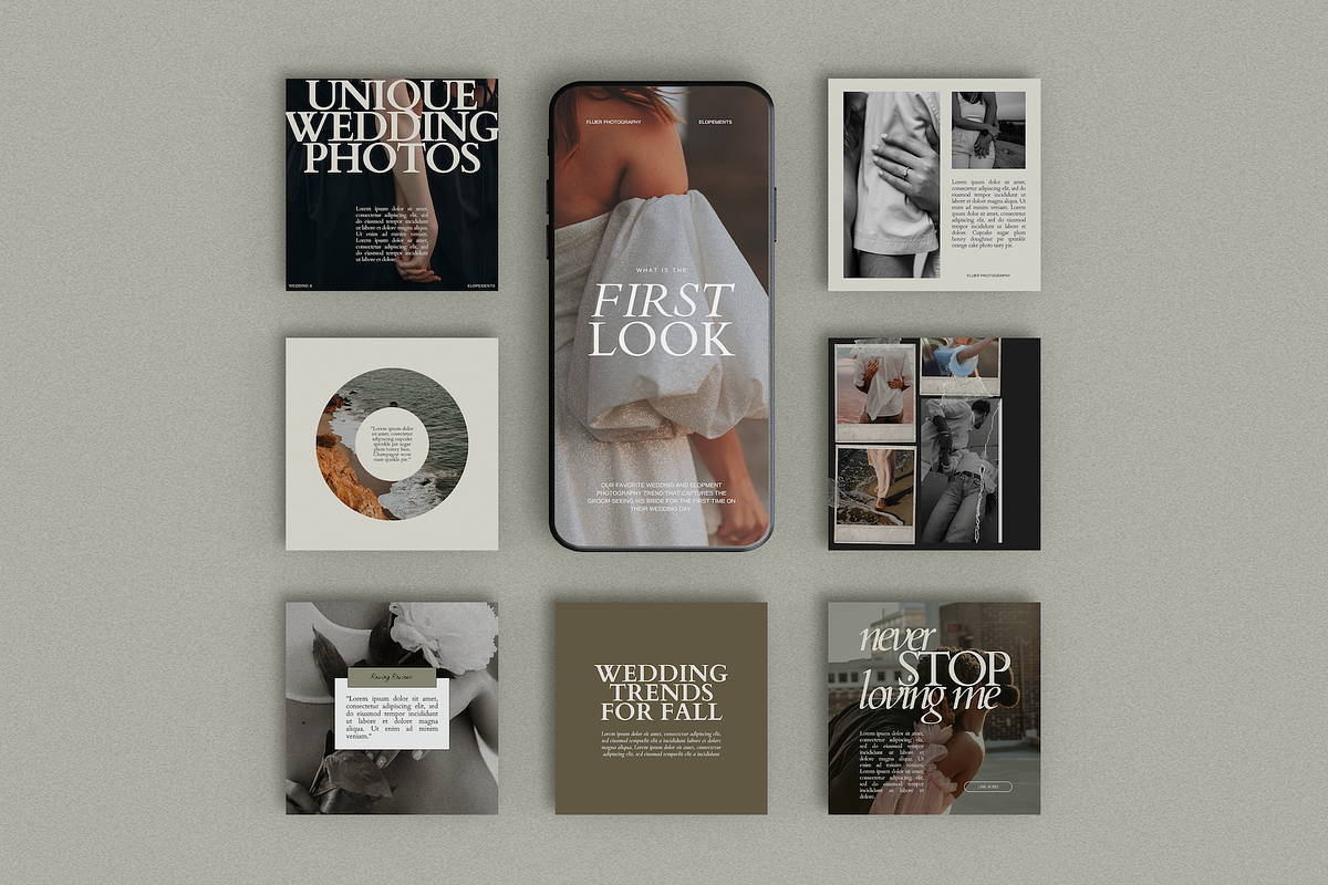 Vintage Social Media Templates, a Social Media Template by Brand & Bloom (Photo 2 of 10)