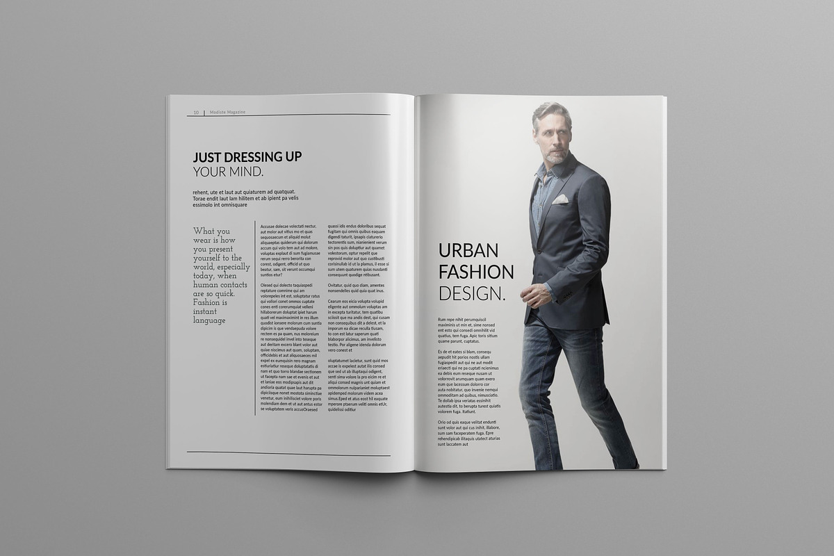 Modiste Magazine 40%OFF, a Magazine Template by Kingtown (Photo 3 of 7)