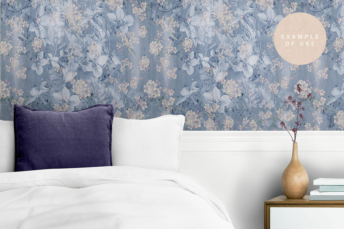 Seamless Flower Pattern, a Pattern Graphic by Suna Kosem (Photo 2 of 9)
