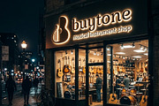 Musical instrument shop logo, a Branding & Logo Template by Atlantis X Nurman Arbai (Thumbnail 2 of 3)