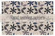6 Floral patterns & 6 round frames, a Pattern Graphic by Daria Maier (Thumbnail 7 of 8)