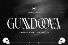 Gundoova - Blackletter Serif Font