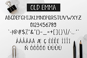 Old Emma Script, a Script Font by BlueRobinDesignShop (Thumbnail 5 of 7)
