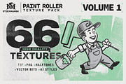 Paint Roller Texture Pack, a Texture Graphic by StockMamba (Thumbnail 1 of 12)