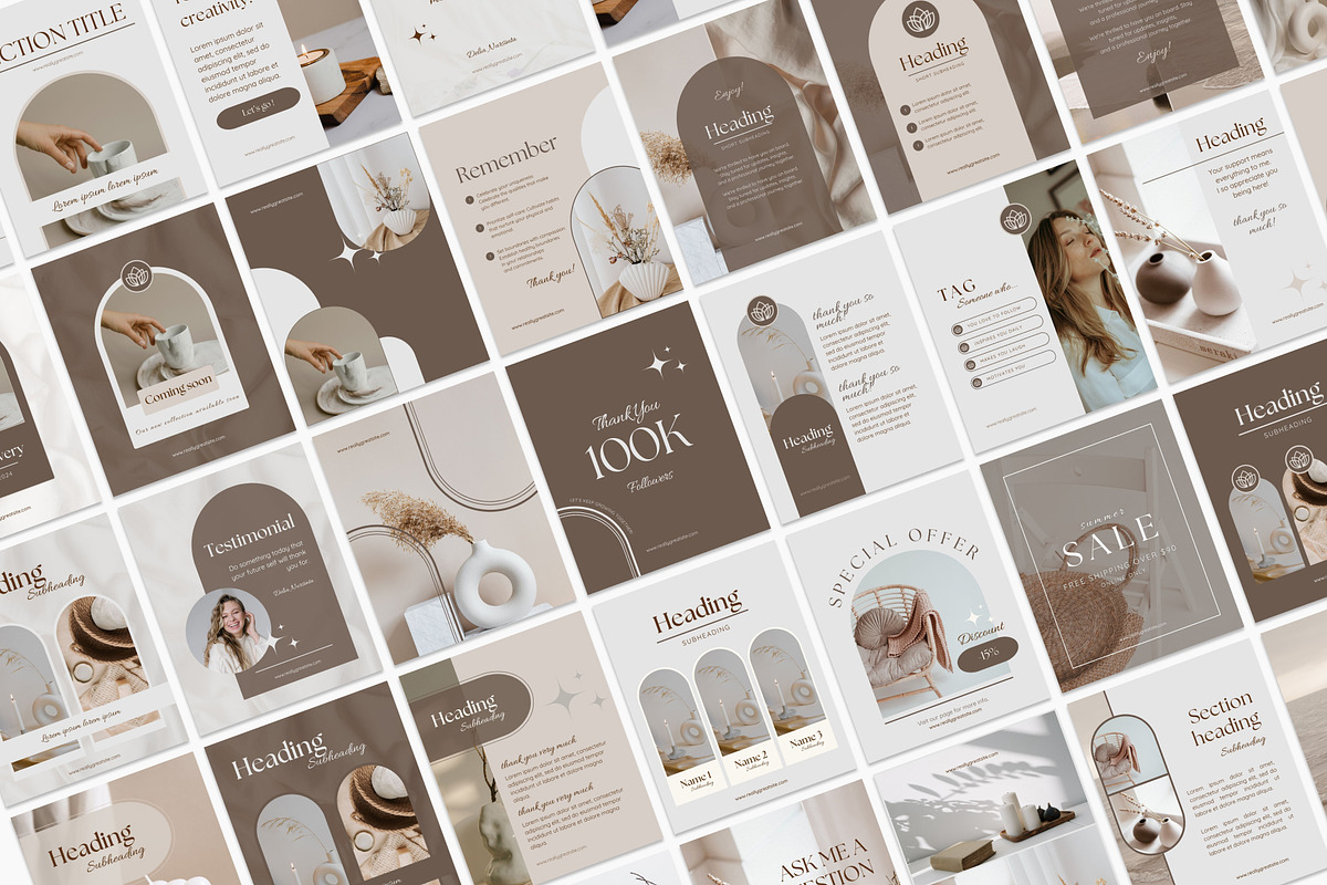 Instagram Templates | Post & Stories, a Social Media Template by Studio DigiCraft (Photo 2 of 8)