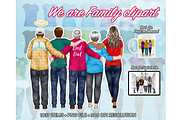 Big Family, Back View Clipart PNG, a Person Illustration by Podcliparts (Thumbnail 1 of 10)