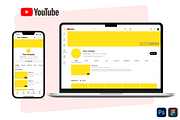 YouTube Branding Kit | PSD | Figma, a Social Media Template by Vitor Heinzen (Thumbnail 2 of 10)