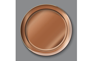 illustration of empty copper plate, a Food Illustration by piter.goskov