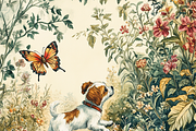 Playful Terrier Dog, a Graphic by Printable Treasure (Thumbnail 2 of 8)