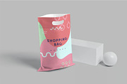Rectangle Canvas Shopping Bag Mockup, a Packaging Mockup by megostudi0 (Thumbnail 4 of 7)
