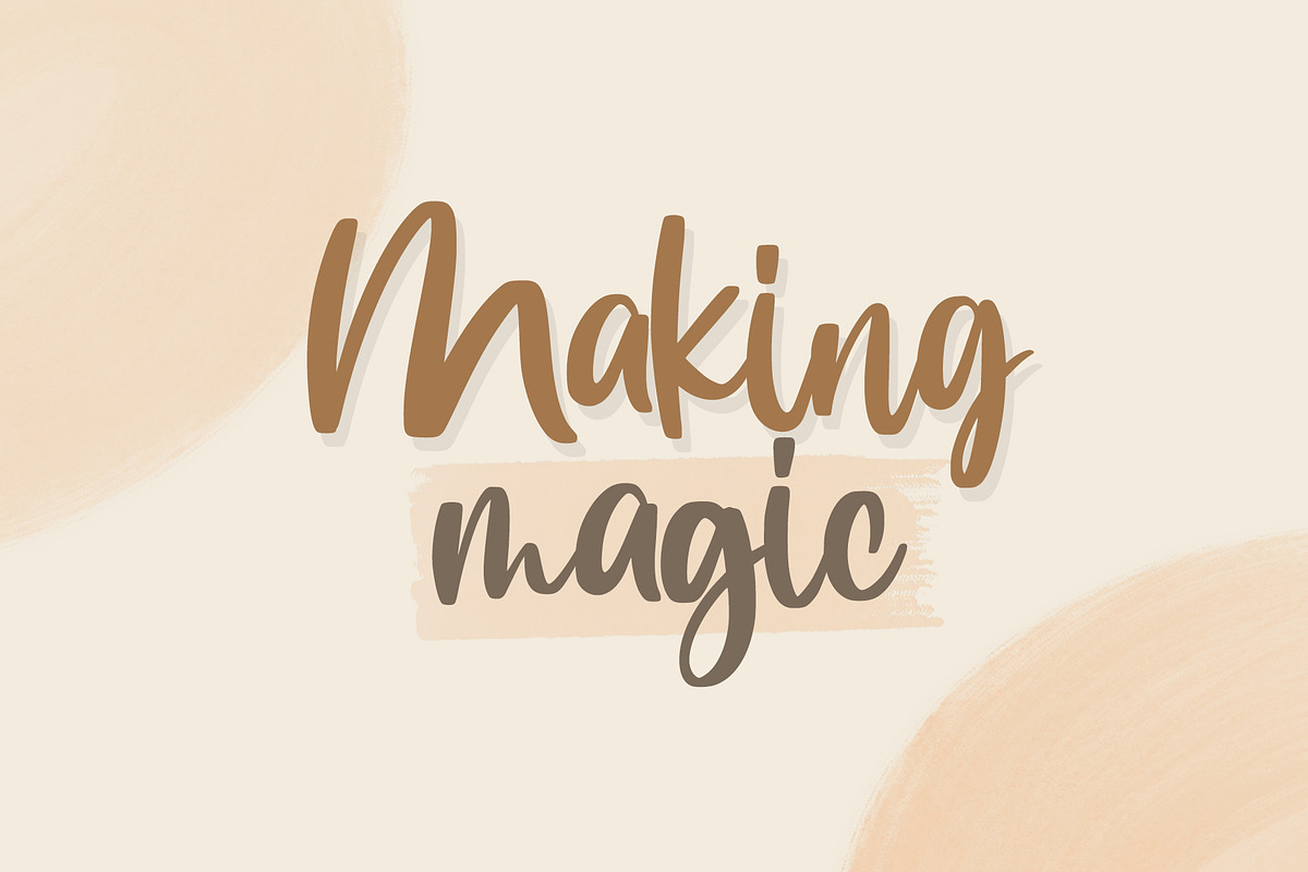 Duty Beauty, a Script Font by Rochart (Photo 2 of 8)