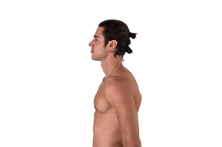 Shirtless young man showing proper, a Person Photo by ArtOfPhotos photo store