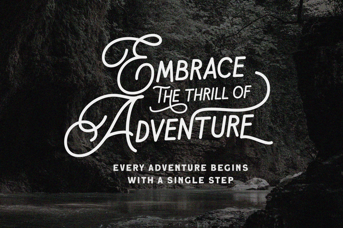 Daily Magnolines - Monoline Typeface, a Handwritten Font by Letterhend Studio (Photo 5 of 9)