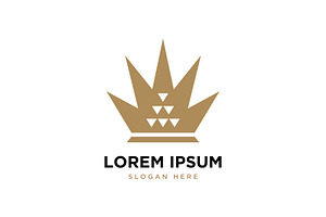 Royal Gold Crown Queen King Logo, a Branding & Logo Template by Buqancreative