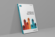A4 Softcover Book Mockup - 10 views, a Books & Magazine Mockup by Illusiongraphic (Thumbnail 4 of 25)
