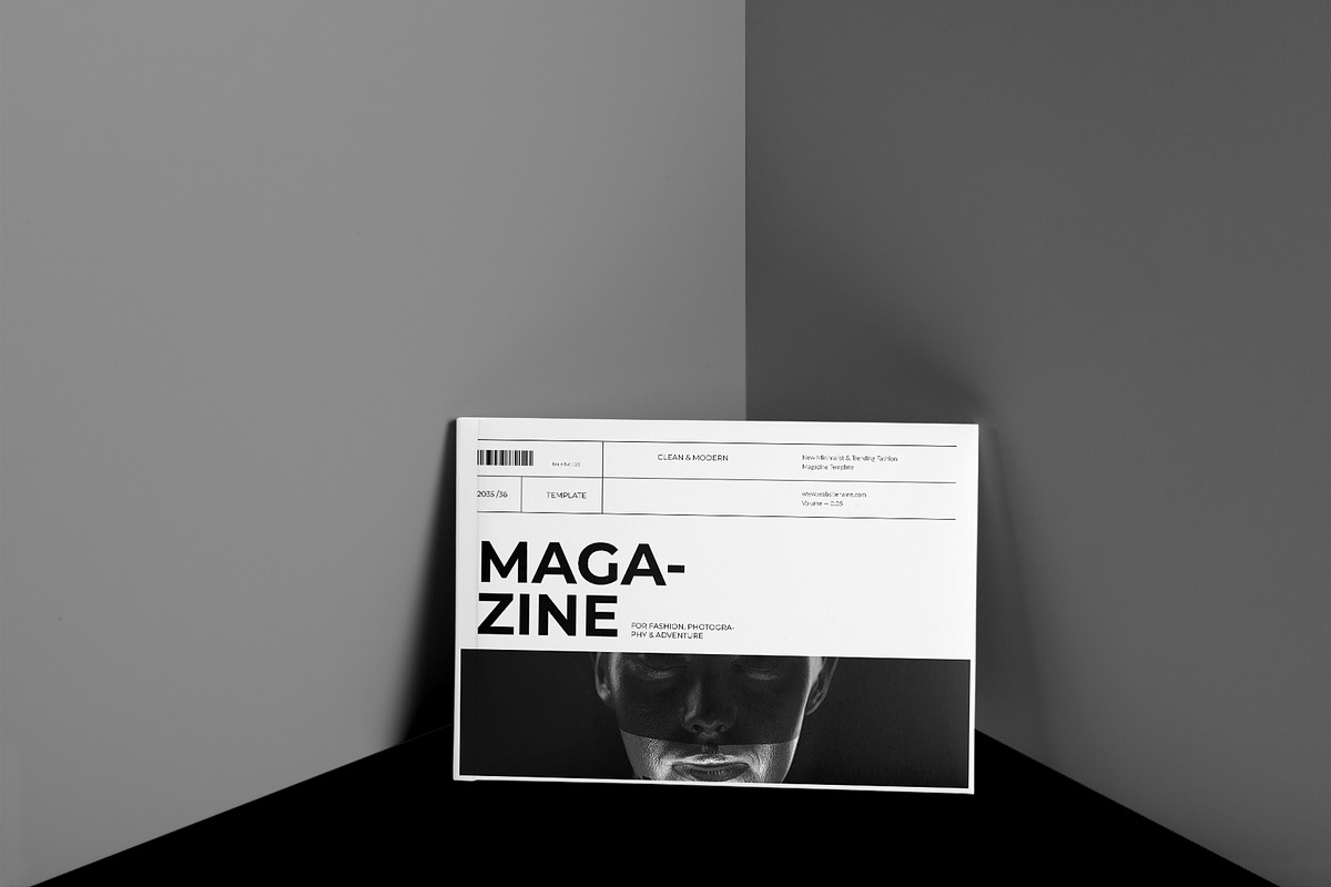 Magazine Template Landscape, a Magazine Template by DesignCrest (Photo 5 of 14)