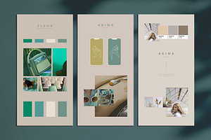 Fashion Brand Mood Boards Mockup