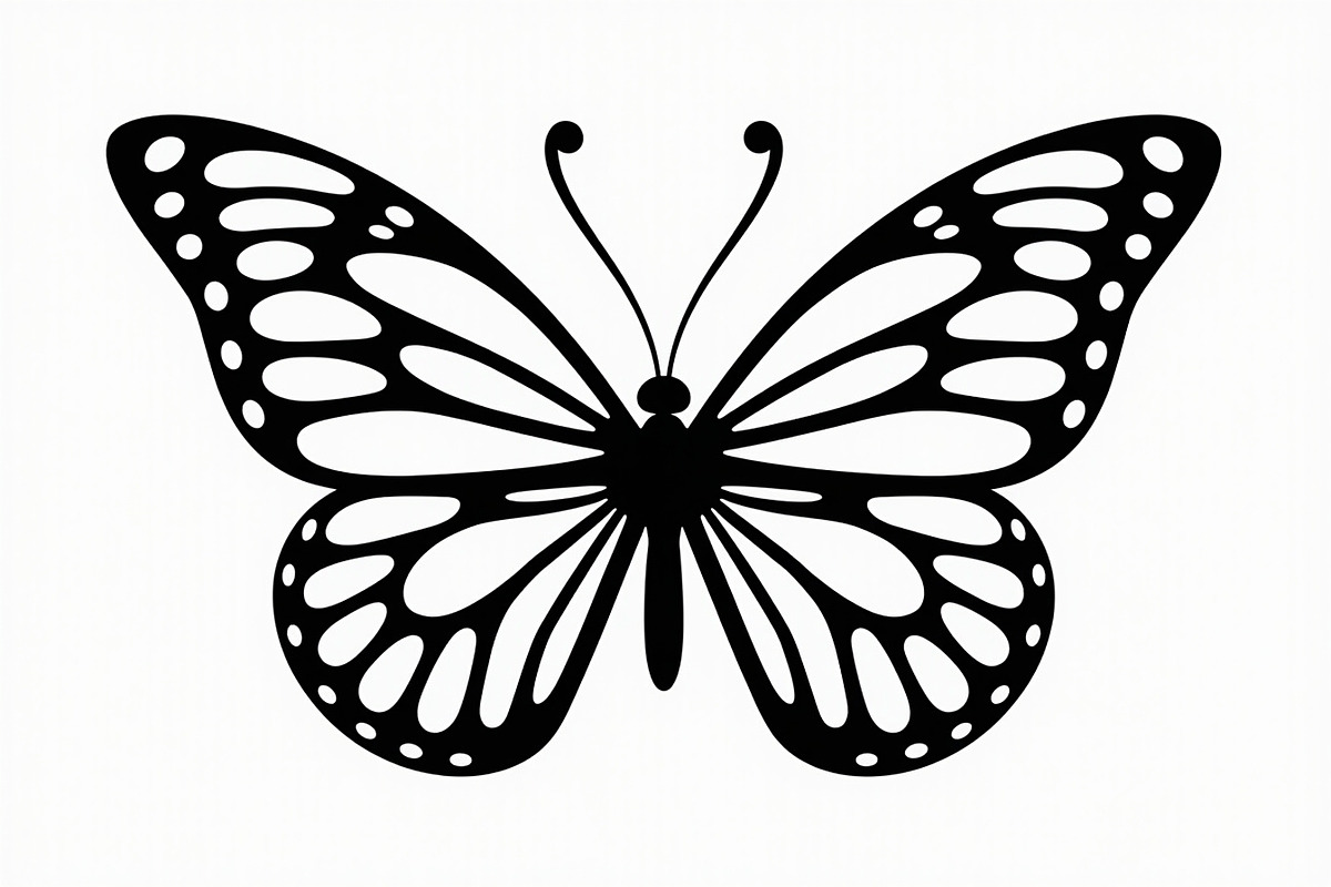 Delicate Butterfly Laser Cut Design, an Illustration by hafijul (Photo 11 of 13)