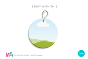 Round Ceramic Ornament Canva Mockup, a Mockup by Mockup Scene (Thumbnail 8 of 15)