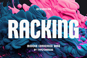 Racking - Modern Condensed Sans, a Sans Serif Font by Typeformers (Thumbnail 1 of 5)