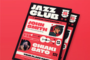 Jazz Music Club Flyer, a Flyer Template by Tokosatsu (Thumbnail 2 of 3)
