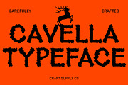 Cavella – Display Font, a Sans Serif Font by Craft Supply Co. (Thumbnail 1 of 8)