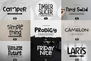 MIXED Huge Font Bundles 68 Fonts, a Handwritten Font by YandiDesigns (Thumbnail 3 of 7)