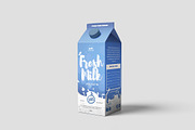 Milk Box Mockup, a Product Mockup by bimockup (Thumbnail 2 of 6)