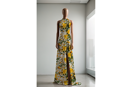 Yellow Zephyranthes Flowers Seamless