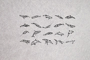 20 Whale Tribal Designs Bundle, a Pattern Graphic by Natsuhisui (Thumbnail 12 of 12)