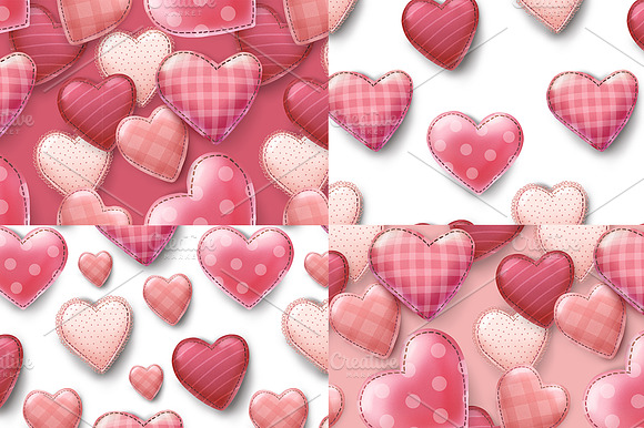 seamless valentines day patterns preview 6