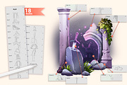 PROCREATE LANDSCAPE KIT & TUTORIAL, a Brush Add-On by AlexandraArt (Thumbnail 11 of 13)