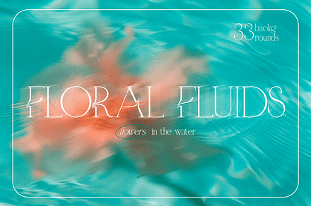 Floral fluids backgrounds, a Background Graphic by DigARTbyHavroshka