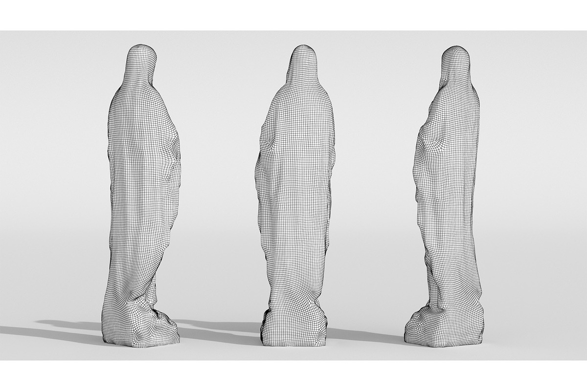 Statue - St Mary Painted, a Characters & Person 3D Model by 3DCargo (Photo 3 of 6)