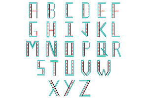 TRIBAL Vector Font