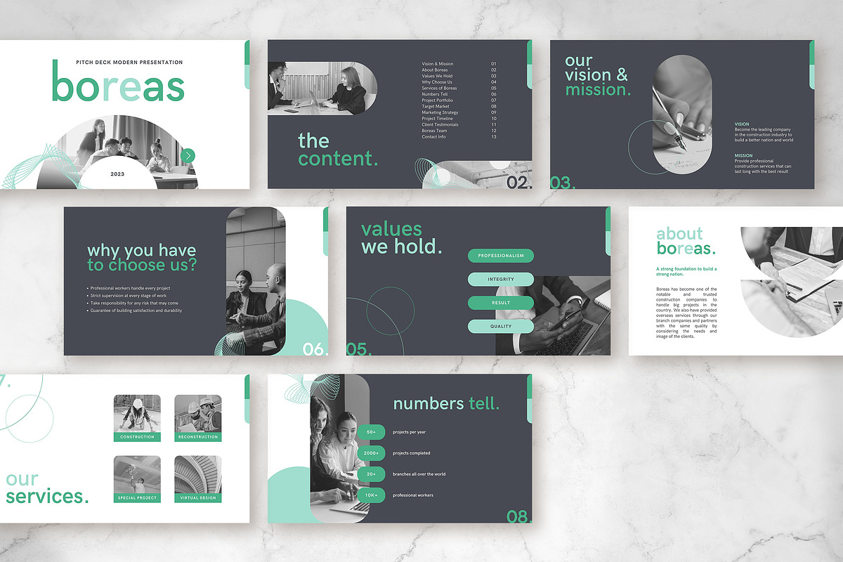 Boreas - Pitch Deck Presentation, a Presentation Template by peterdraw (Photo 3 of 8)