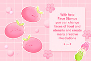 Cute Food Brushes, Procreate Bundle, a Brush Add-On by InkPrintsTattoo (Thumbnail 8 of 8)