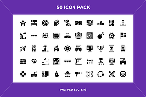 Gaming icons, an Outline Icon by Wencory