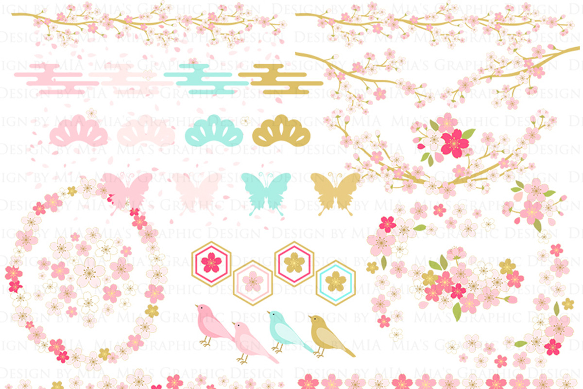 Cherry Blossom, Japanese Sakura, an Illustration by Mia's Graphic Design (Photo 4 of 9)