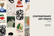 CONTEMPORARY ART PRINTS - 200 Bundle, a Background Graphic by Tomasz Ganclerz (Thumbnail 14 of 14)