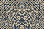 Vintage Floral Ornament, a Pattern Graphic by AAN Seamless Shop (Thumbnail 4 of 4)