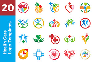 20 Logo Health Care Templates Bundle
