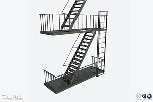 Fire Escape Stairs Modular