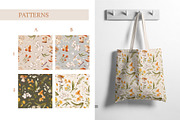 Mushrooms & flowers, a Texture Illustration by Izobova (Thumbnail 2 of 7)