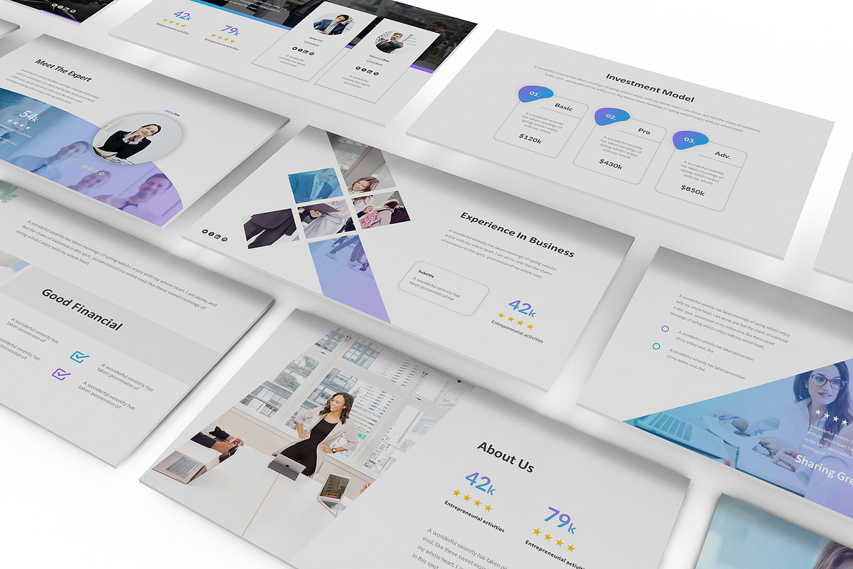 Startup Pitch Deck Google Slides, a Presentation Template by Giant Design (Photo 3 of 10)