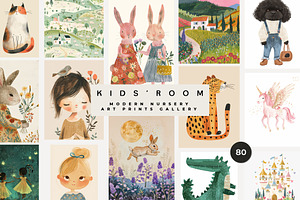 KIDS' ROOM Nursery Prints Gallery